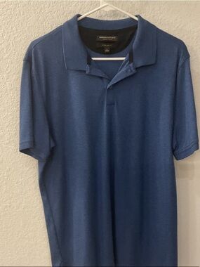 Banana Republic Men’s Heathered Royal Blue Polo standard fit